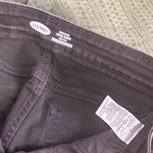 Old Navy Women's Dark Black Skinny Jeans